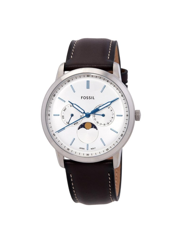 Nwt Fossil Neutra Quartz Silver Dial Men's Watch